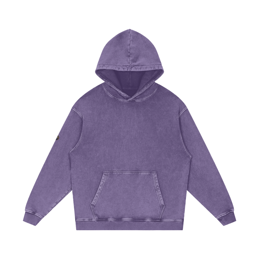 Flavour - Snow Washed Loose Cotton Hoodie