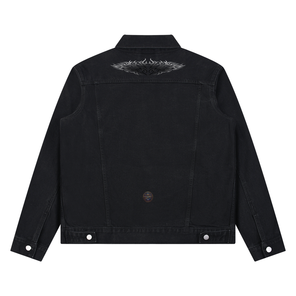 Tribe - Unisex Vintage Wash Denim Jacket