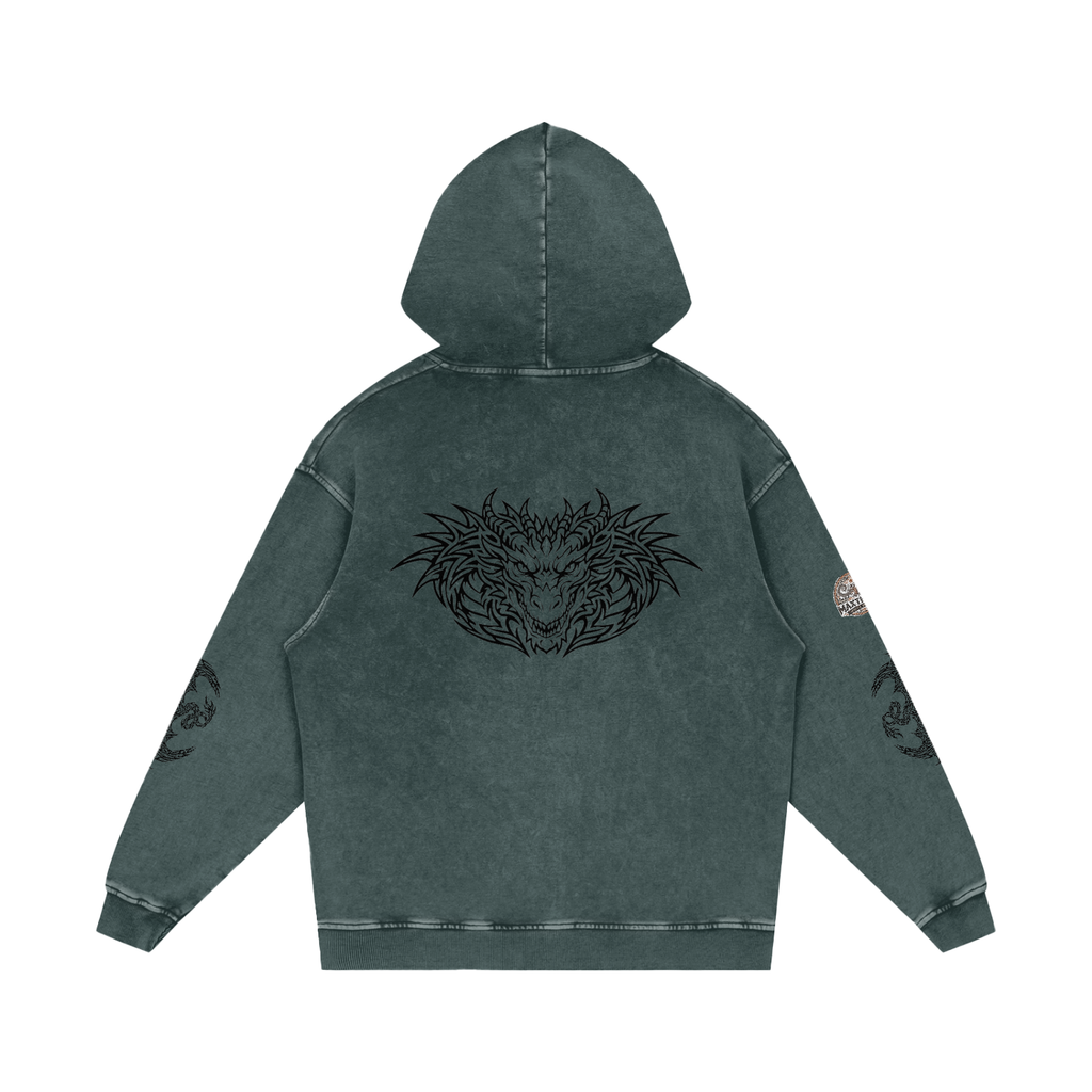 Dragon D-Line Loose Cotton Hoodie