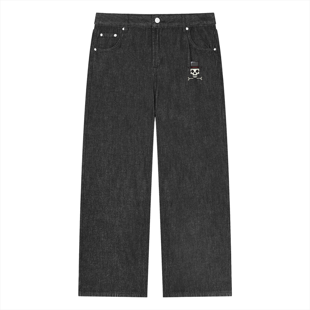 Free - Vintage Wash Straight Leg Jeans