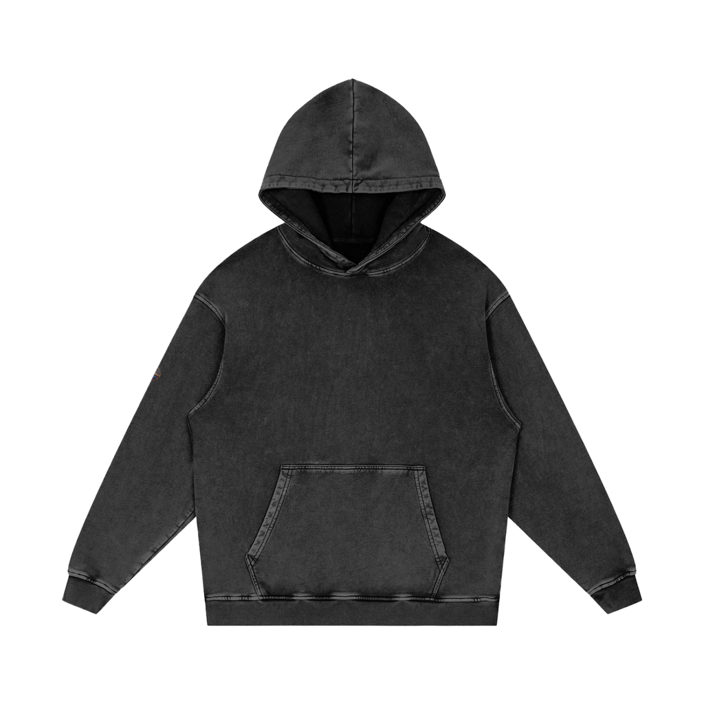 Flavour - Snow Washed Loose Cotton Hoodie