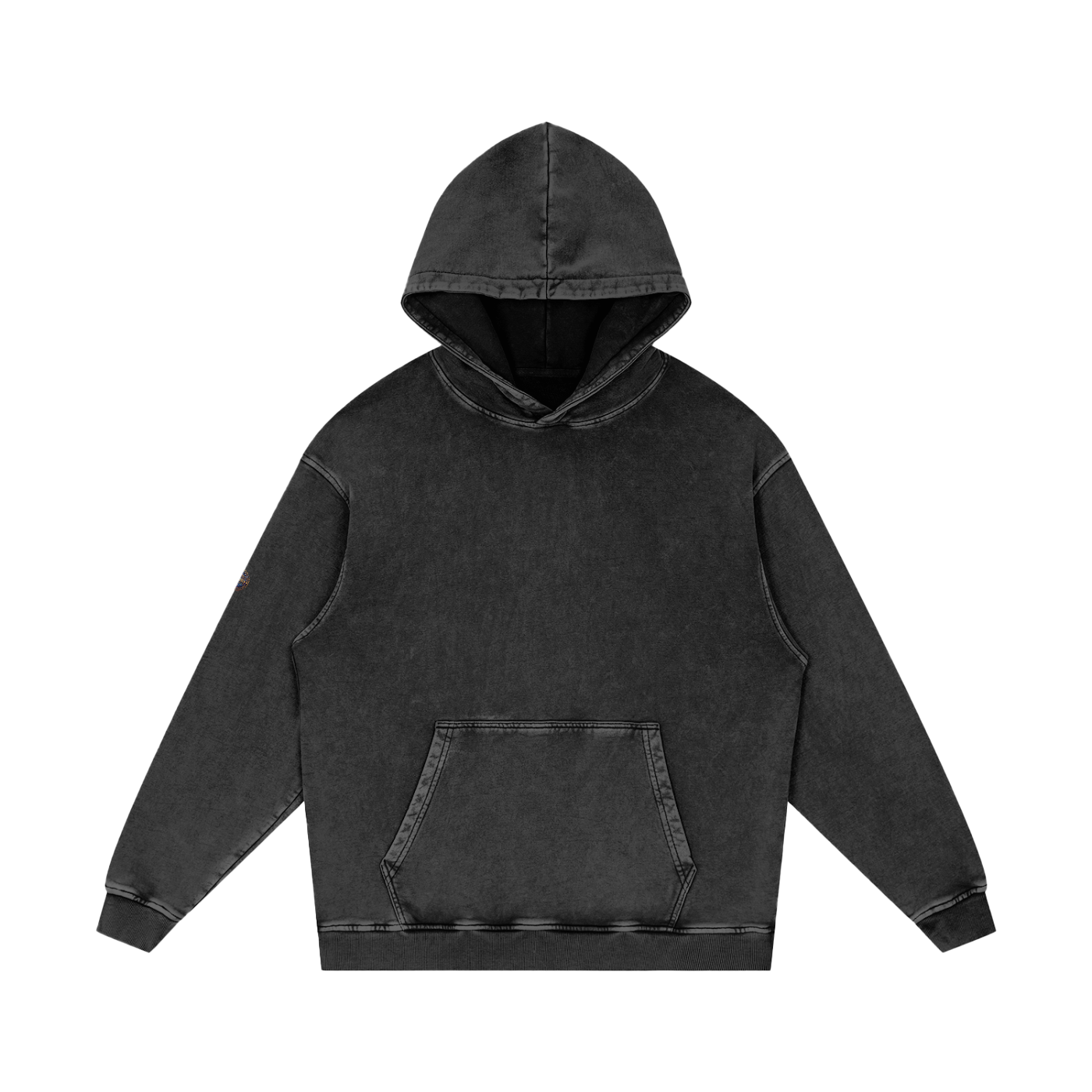 Flavour - Snow Washed Loose Cotton Hoodie