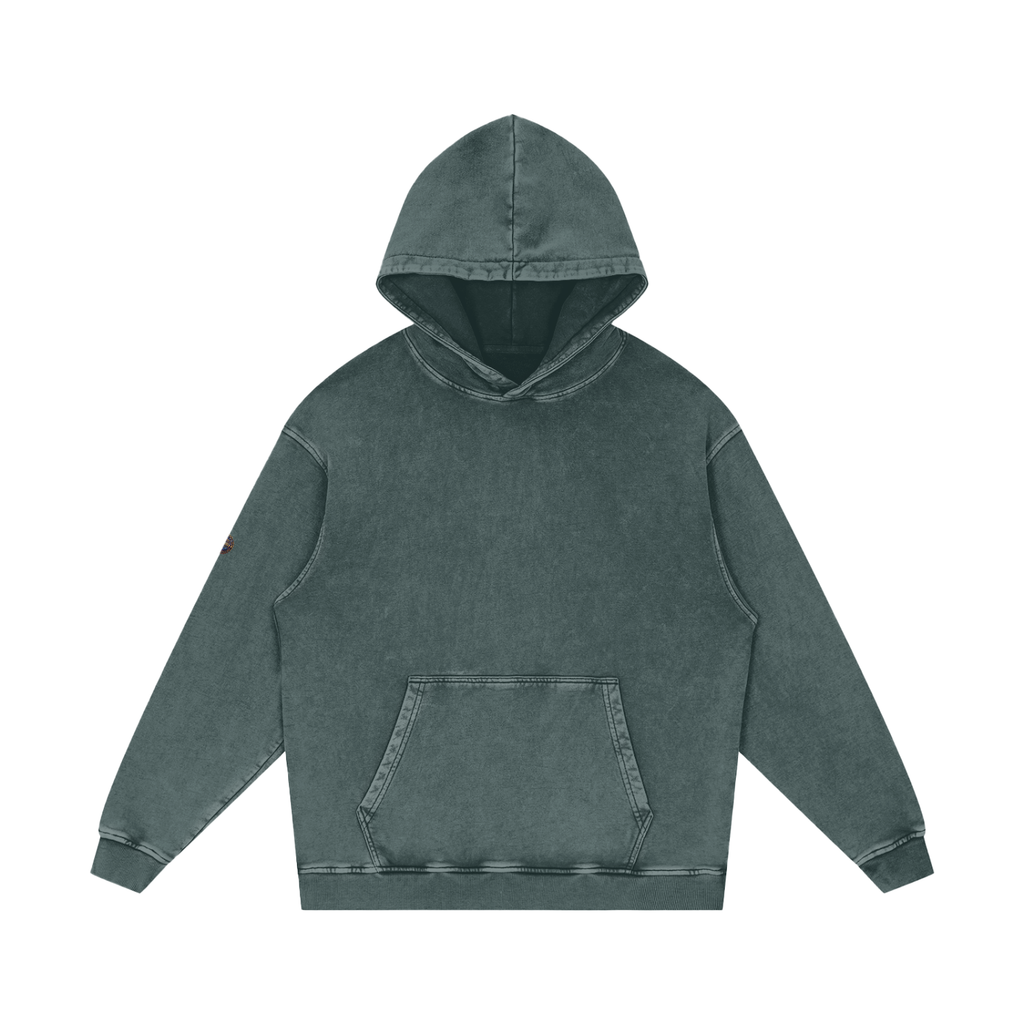 Flavour - Snow Washed Loose Cotton Hoodie