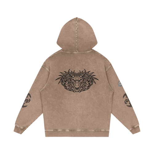Dragon D-Line Loose Cotton Hoodie