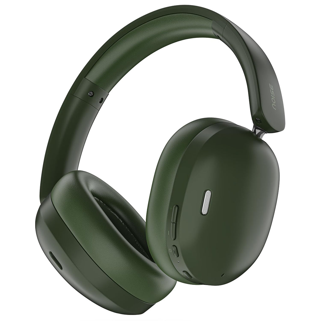 Noise Airwave Max XR Wireless Over-Ear Headphones with 120H Playtime, ANC, HFA Tech, Spatial Audio, Dual Pairing,BT V6.0(Pearl Beige)