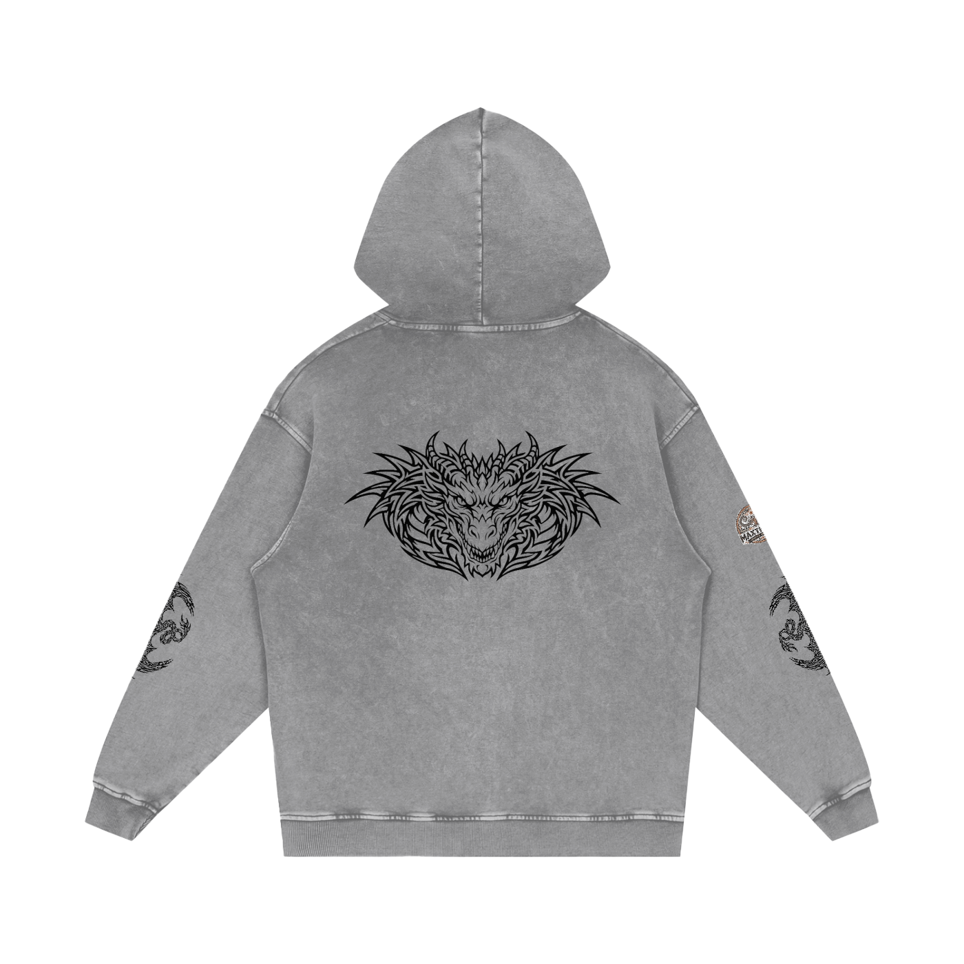 Dragon D-Line Loose Cotton Hoodie