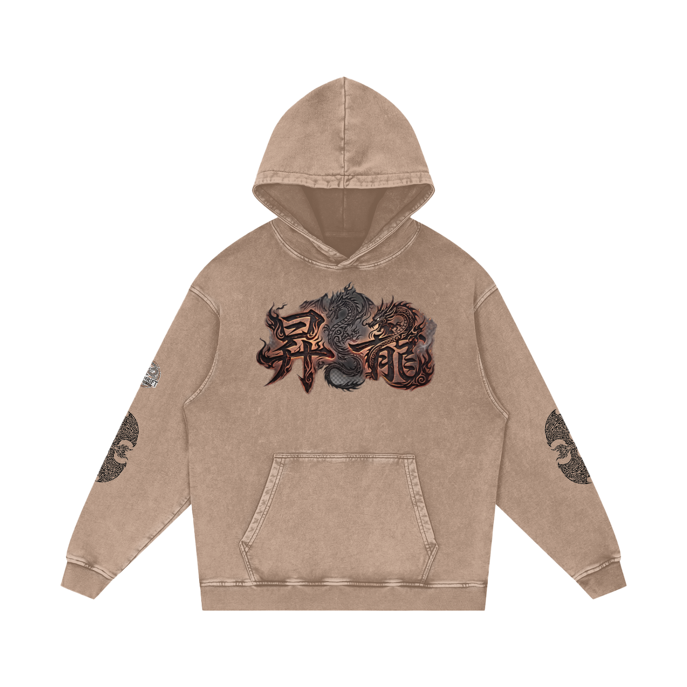 Dragon D-Line Loose Cotton Hoodie