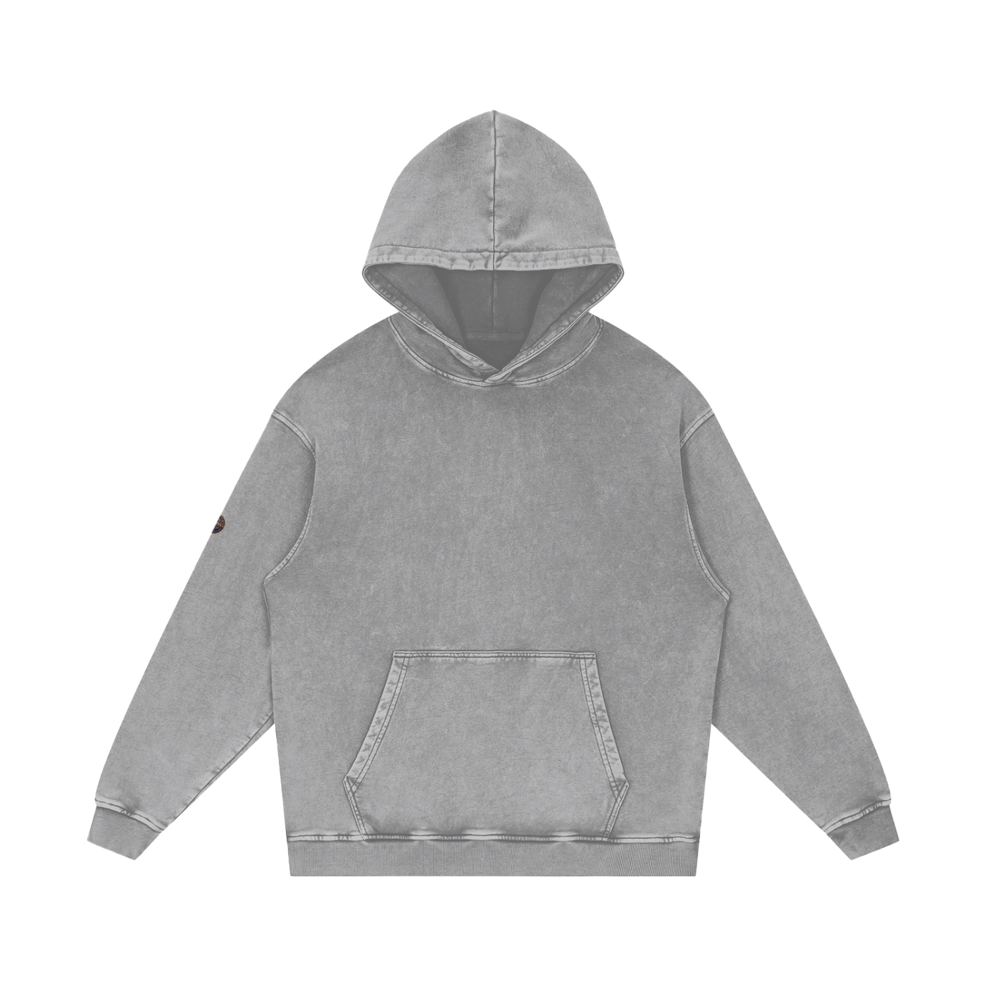 Flavour - Snow Washed Loose Cotton Hoodie