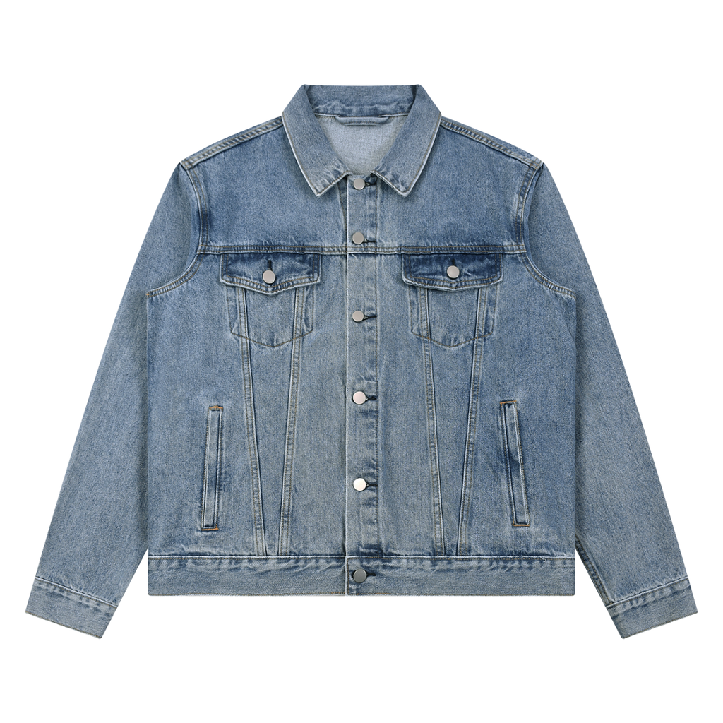 Tribe - Unisex Vintage Wash Denim Jacket